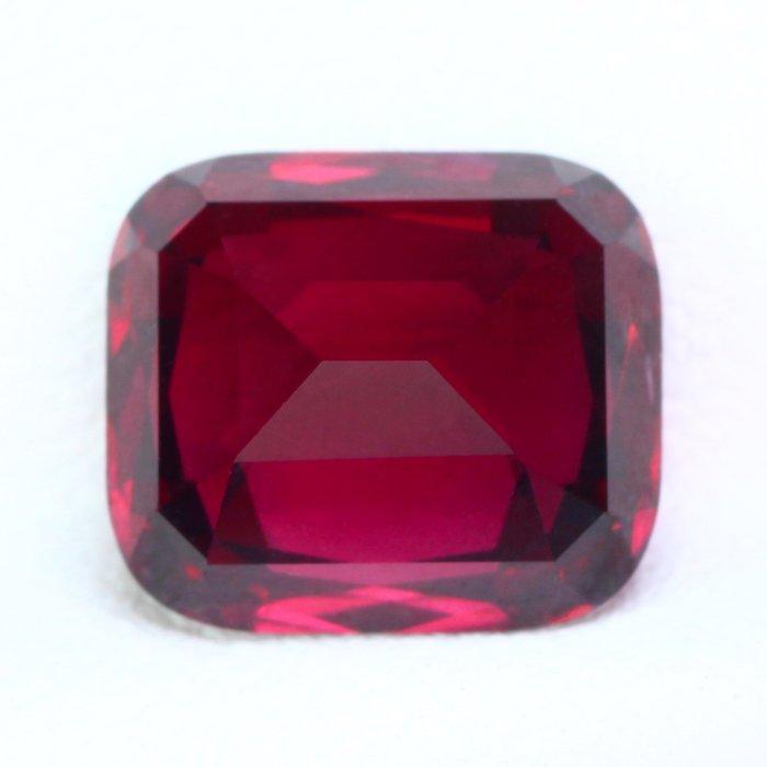 Rood Rhodoliet - 4.81 ct - nternational Colored Gemstone, Sieraden, Tassen en Uiterlijk, Edelstenen