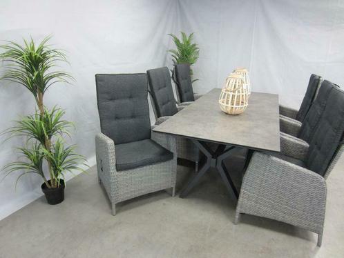 te velde tuinmeubelen tuinset ross met 4so conrad 220 tafel, Tuin en Terras, Tuinsets en Loungesets, Eettafel, 6 zitplaatsen, Nieuw