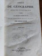 Adrien Balbi - Abrégé de géographie - 1834, Antiek en Kunst, Antiek | Boeken en Bijbels