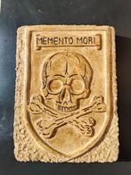 sculptuur, Stemma Araldico Memento Mori - 25 cm - Minerale, Antiek en Kunst