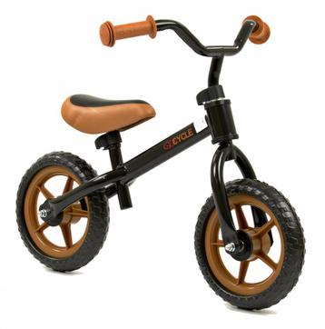 2Cycle Loopfiets - Zwart-Bruin - Balance bike - beschikbaar voor biedingen