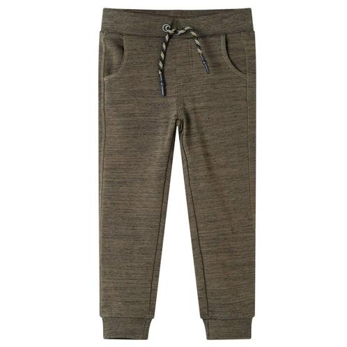 vidaXL Kinderjoggingbroek 128 gemêleerd donker kaki, Kinderen en Baby's, Kinderkleding | Overige, Nieuw, Verzenden