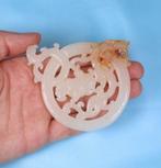Witte jade - Chinese houtsnijwerk - Traditioneel ornament-