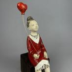 Ida - sculptuur, No reserve- With Love- hand made - 26 cm -