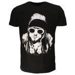 Kurt Cobain Planga Foto T-Shirt - Officiële Merchandise, Verzenden, Nieuw