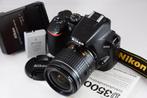 Nikon D3500 + AF-P 18-55mm VR kitlens ALS NIEUW 4491 CLICKS, Spiegelreflex, Ophalen of Verzenden, Zo goed als nieuw, Nikon