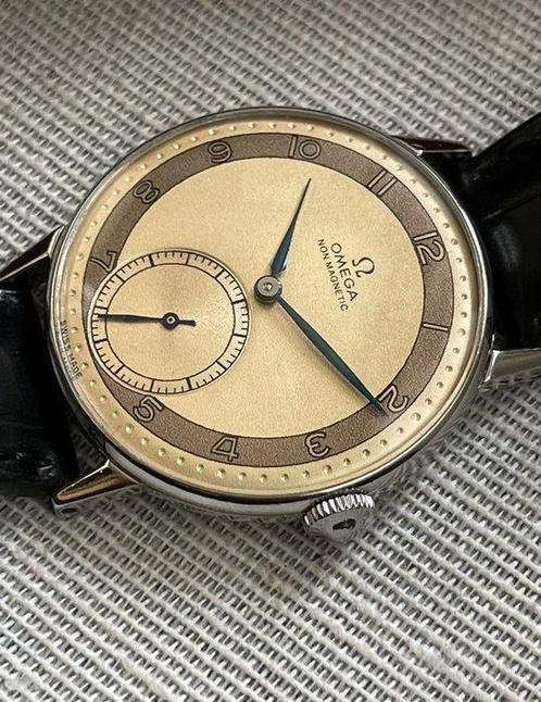 Omega - REDUCED Calatrava 1944 Two Tone Dial 30T2 Calibre -, Sieraden, Tassen en Uiterlijk, Horloges | Heren