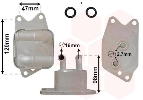 OLIEKOELER VOOR SEAT CORDOBA 2002-2009 09G409061B, Auto diversen, Auto-accessoires, Nieuw, Ophalen of Verzenden