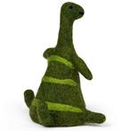 Wolvilt Dinosaurus Brontosaurus - Kleine Handpop/Eiwarmer -, Ophalen of Verzenden, Nieuw