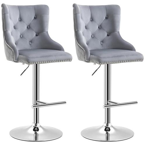 TRUUSK Set Van 2 Barkrukken Draaistoelen Met Voetensteun, In, Huis en Inrichting, Barkrukken, Nieuw, Verzenden