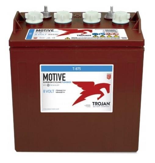 Trojan T-875 Deep-Cycle accu 8 volt 170 ah, Zakelijke goederen, Machines en Bouw | Heftrucks en Intern transport, Ophalen of Verzenden