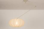 Rietveld Hanglampen - Beige, Zand - Stof, Metaal, Verzenden, Nieuw