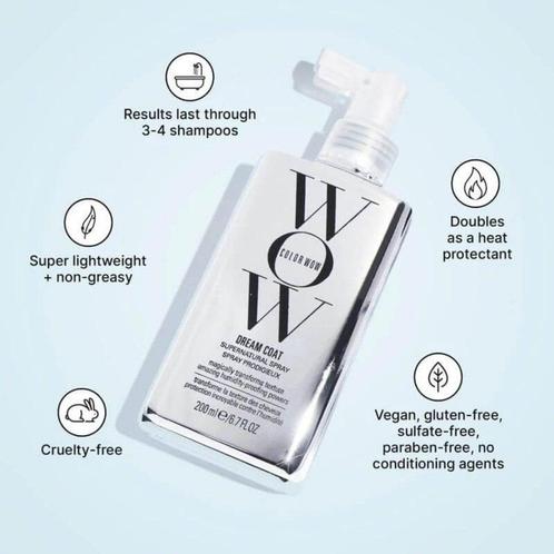 Color WoW Dream Coat Supernatural Spray 500ml, Sieraden, Tassen en Uiterlijk, Uiterlijk | Haarverzorging, Gel, Wax, Haarlak of Mousse
