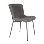*WOONWINKEL* Moderne Kuipstoel Grijze Zachte Stof, Huis en Inrichting, Stoelen, Verzenden, Nieuw, Grijs