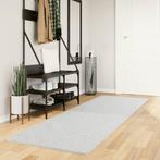 vidaXL Vloerkleed OVIEDO laagpolig 80x250 cm grijs, Verzenden, Nieuw, Grijs