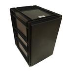 Stapelbak 600x400x480mm, Stapelbaar, Zwart, PP, Licht, 40 tot 60 cm, 50 tot 75 cm, Ophalen of Verzenden, Nieuw