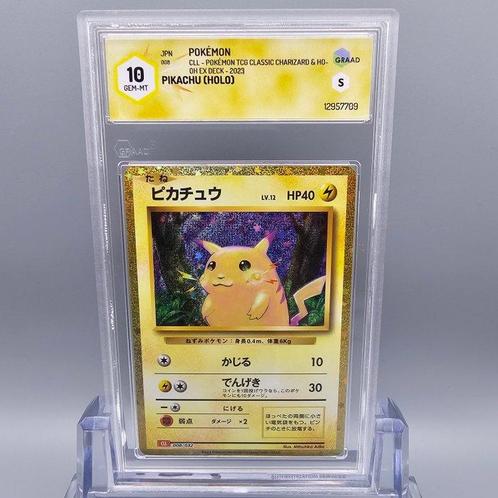 PIKACHU (HOLO) Base Set Pokemon Classic Graded card - Graad, Hobby en Vrije tijd, Verzamelkaartspellen | Pokémon