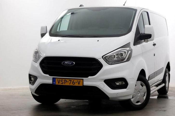 Ford Transit Custom 2.0 TDCI L1H1 Trend Airco/PDC 11-2022, Auto's, Bestelauto's, Dealer onderhouden, Lease, Handgeschakeld, Wit