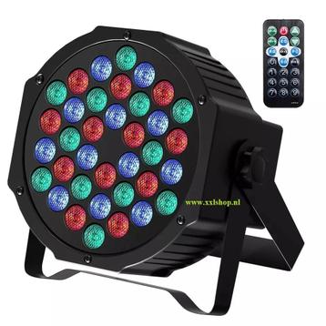 Par led discolamp disco lamp RGB verlichting DMX 36W + Afst. beschikbaar voor biedingen