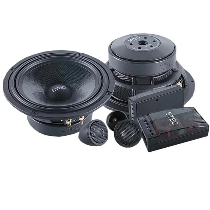 Steg High End 2-way Set: Woofer 165mm + Tweeter 32mm +, Auto diversen, Autospeakers, Nieuw, Verzenden