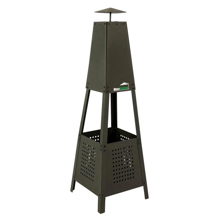 MaxxGarden Vuurkorf Pyramide metaal - 30x30x100 cm (Tuin), Tuin en Terras, Tuinhaarden, Nieuw, Verzenden