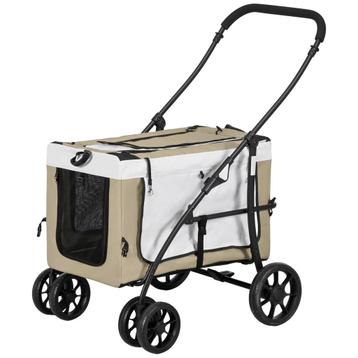 TRUUSK Opvouwbare Huisdier-Buggy Voor Honden Katten, Afneemb beschikbaar voor biedingen