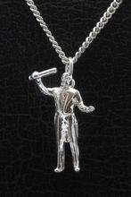 Zilveren Dirigent ketting hanger, Verzenden, Nieuw