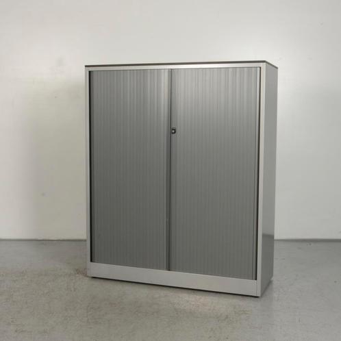 Roldeurkast Ahrend - Licht Antraciet - 144 x 120 cm - Ahorn, Huis en Inrichting, Kasten | Roldeurkasten en Archiefkasten, Ophalen of Verzenden