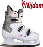 Nijdam Kunstschaats Hardboot Maat 38 - Wit/Zilver/Fuchsia, Ophalen of Verzenden, Zo goed als nieuw, Nijdam