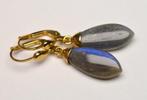 375 geel goud - Oorbellen - Labradorite, Nieuw
