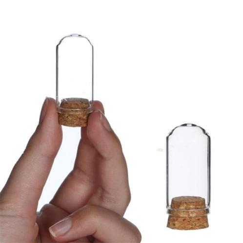 Mini dome ø2 h.4 cm set 12  stolpje met kurk voor geschenken, Hobby en Vrije tijd, Knutselen, Nieuw, Ophalen of Verzenden