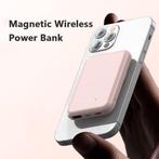 Mini Fast Charging Magnetic Wireless Power Bank 5000 MAh Por, Nieuw