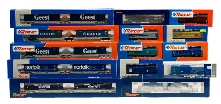 Een collectie Roco treinwagons (H0), Hobby en Vrije tijd, Modeltreinen | H0, Gebruikt, Ophalen