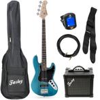 Fazley Outlaw Series Judge Basic Blue basgitaar starterset, Muziek en Instrumenten, Snaarinstrumenten | Gitaren | Bas, Verzenden