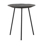 *WOONWINKEL* Teak Bijzettafel Schuine Rand Zwart, Huis en Inrichting, Tafels | Bijzettafels, Verzenden, Nieuw