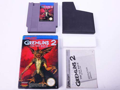 NES - Gremlins 2 - Boxed CIB (B-Grading), Spelcomputers en Games, Games | Nintendo NES, Ophalen of Verzenden