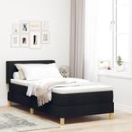 vidaXL Boxspring bed Anders Zwart en Wit en Zwart 100 x 200, Huis en Inrichting, Slaapkamer | Bedden, Verzenden, Nieuw, Zwart