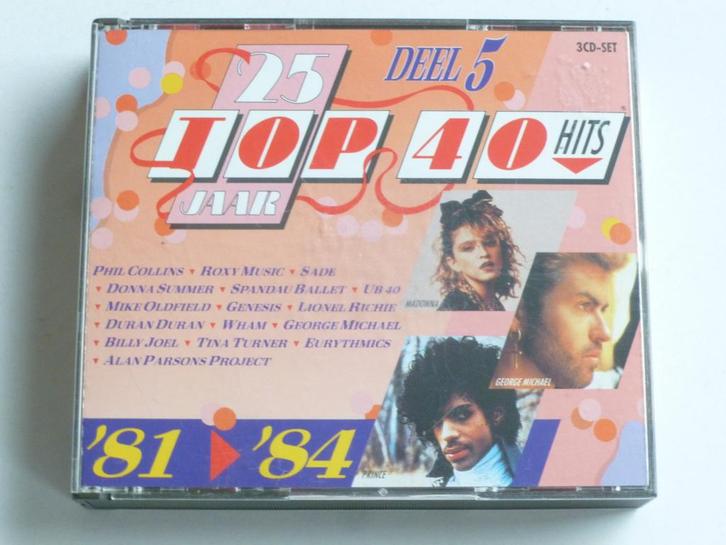 25 Jaar Top 40 Hits 1981-1984 / Deel 5 (3 CD), Cd's en Dvd's, Cd's | Verzamelalbums, Zo goed als nieuw, Verzenden