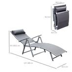 TRUUSK Ligstoel, Strandligstoel, Tuinligstoel, Relaxligstoel, Tuin en Terras, Ligbedden, Verzenden, Nieuw