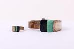 Zonder Minimumprijs - 2-delige sieradenset Zilver - Armband,, Sieraden, Tassen en Uiterlijk, Antieke sieraden