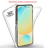 Galaxy S24 FE 360° Ultra Clear Hybrid PC + TPU Hoesje, Ophalen of Verzenden, Nieuw
