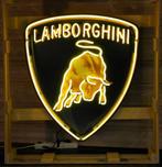 Lamborghini Neon Verlichting - Met Achterplaat - 80 x 90 cm, Ophalen, Gebruikt