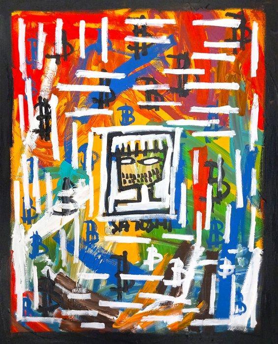 0xec6d0 (XX-XXI) - One Bitcoin N°50 of 500 - XL, Antiek en Kunst, Kunst | Schilderijen | Modern