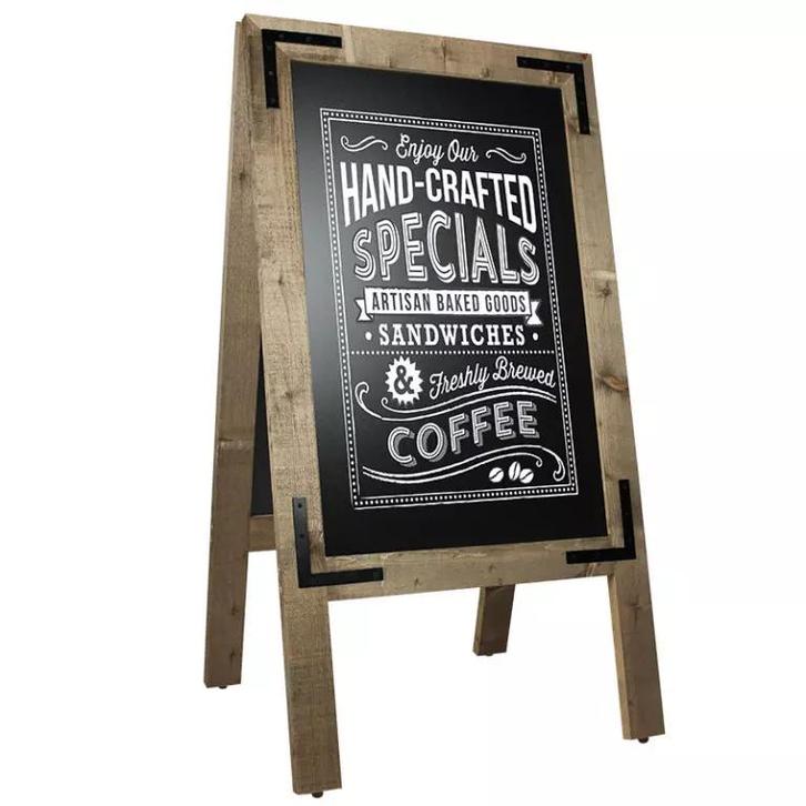 Luxe Krijtstoepbord Fabrique Steigerhout 75x135 Cm, Zakelijke goederen, Kantoor en Winkelinrichting | Kantoorartikelen, Nieuw in verpakking