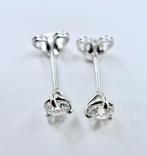 Oorbellen - 18 karaat Witgoud - 0.60ct. tw. Diamant, Nieuw