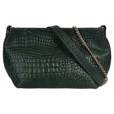 Samantha Look Schoudertas echt leer, made in italy, Sieraden, Tassen en Uiterlijk, Tassen | Damestassen, Nieuw, Verzenden