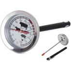 Vlees thermometer tot 120 graden incl sonde RVS, Ophalen of Verzenden, Nieuw