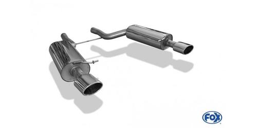 FOX Audi RS6 4B einddemper 70mm rechts/links - 140x90 type 3, Auto-onderdelen, Uitlaatsystemen, Nieuw, Verzenden