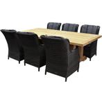 Darwin Antigua dining tuinset 250x120xH75 cm 7 delig, Ophalen of Verzenden, Nieuw