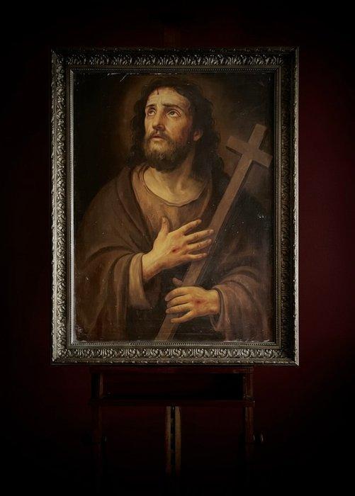 Scuola italiana (XIX-XX), Navolger van - Cristo, Antiek en Kunst, Kunst | Schilderijen | Klassiek